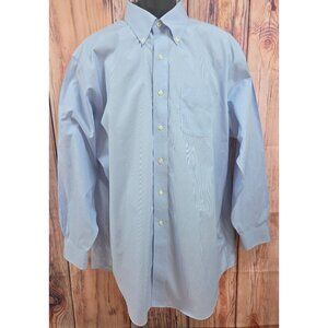 Brooks Brothers Regent Fit Non-Iron Blue Dress Shirt 18-34 XXL